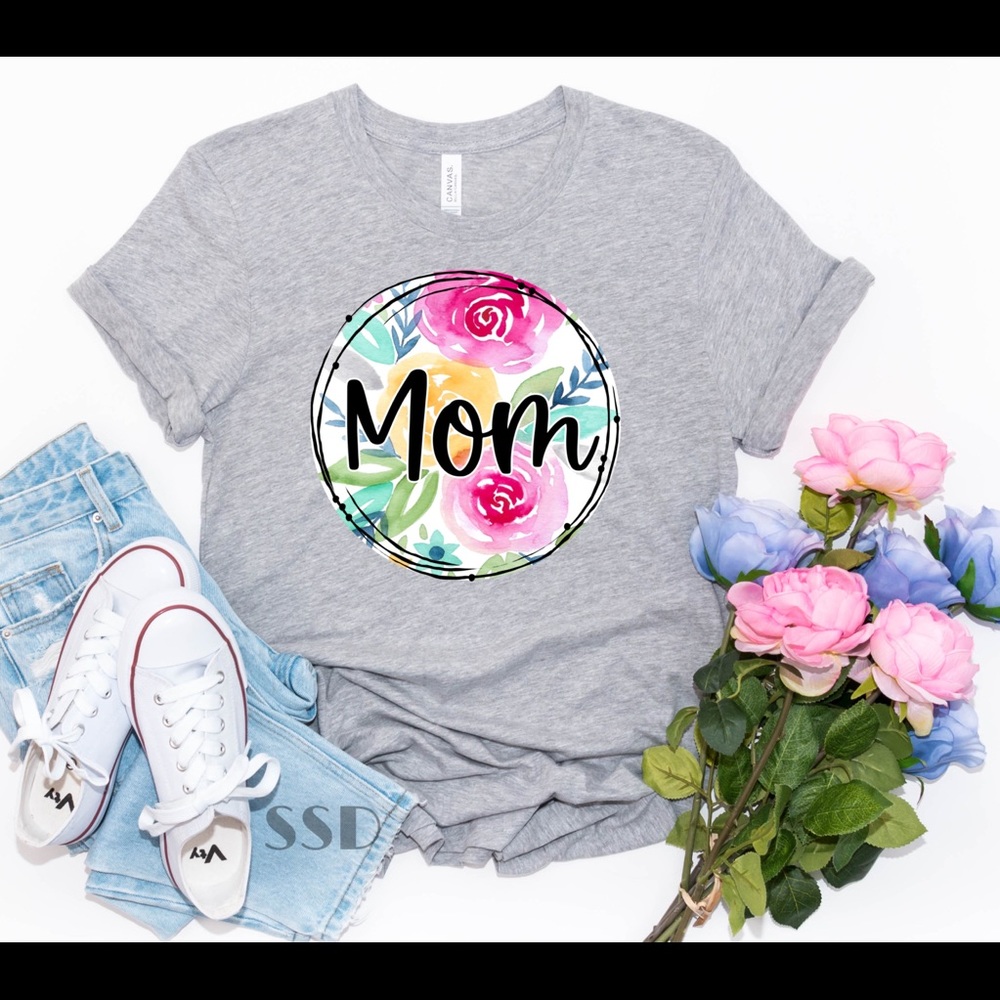 Floral Mom T-Shirt